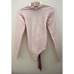 Intimately Free People OB1054279 WMN Sz S Mauve/Pink Straps In The Back Bodysuit